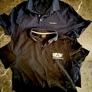 2 Armani  polos